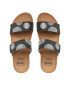 Scholl Natikači F29875 Dubai 2 Straps Med 1028 Zelena - Pepit.si