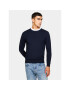 Sisley Pulover 10F2S1C78 Mornarsko modra Slim Fit - Pepit.si