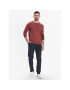 Sisley Pulover 10F2S1C78 Oranžna Slim Fit - Pepit.si