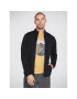 Skechers Prehodna jakna The Hoodless Hoodie Ottoman Jacket JA25 Črna Regular Fit - Pepit.si