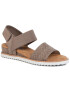 Skechers Sandali BOBS Desert Kiss 31440/TPE Rjava - Pepit.si