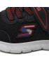 Skechers Superge Mini Trainer 407305N/BKRB Črna - Pepit.si