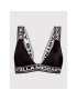 Stella McCartney Gornji del bikini Sporty Logo S7BY81570.00112 Črna - Pepit.si