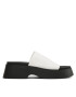 Steve Madden Natikači Throw back SM11002450-148 Bela - Pepit.si