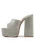 Steve Madden Natikači Trixie-R SM11002263-998 Srebrna - Pepit.si