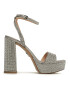 Steve Madden Sandali Lessa-R SM11002394-998 Srebrna - Pepit.si