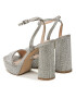 Steve Madden Sandali Lessa-R SM11002394-998 Srebrna - Pepit.si