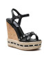 Steve Madden Sandali Madalyn SM11002421-001 Črna - Pepit.si