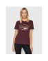 Superdry Majica Boho Sparkle Tee W1010731A Bordo rdeča Regular Fit - Pepit.si