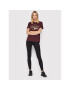 Superdry Majica Boho Sparkle Tee W1010731A Bordo rdeča Regular Fit - Pepit.si