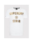 Superdry Majica Corporate Logo Foil M1011253A Bela Regular Fit - Pepit.si