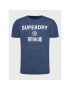 Superdry Majica Vintage Corp Logo M1011328B Mornarsko modra Regular Fit - Pepit.si