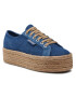 Superga Espadrile 2790 Drill Denim Rope S41115W Mornarsko modra - Pepit.si