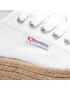 Superga Espadrile 2790 Rope S51186W Bela - Pepit.si