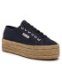 Superga Espadrile 2790 Rope S51186W Mornarsko modra - Pepit.si