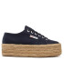 Superga Espadrile 2790 Rope S51186W Mornarsko modra - Pepit.si