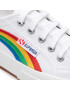 Superga Tenis superge 2750 Rainbow Embroidery S81281W Bela - Pepit.si