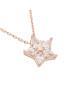 Swarovski Ogrlica Stella Pendant 5645463 Roza - Pepit.si