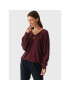 Tatuum Bluza Karwa T2222.050 Bordo rdeča Relaxed Fit - Pepit.si