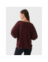 Tatuum Bluza Karwa T2222.050 Bordo rdeča Relaxed Fit - Pepit.si