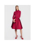 Ted Baker Cocktail obleka Zadi 258627 Bordo rdeča Regular Fit - Pepit.si