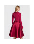 Ted Baker Cocktail obleka Zadi 258627 Bordo rdeča Regular Fit - Pepit.si