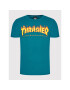 Thrasher Majica Flame Modra Regular Fit - Pepit.si