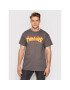 Thrasher Majica Flame Siva Regular Fit - Pepit.si