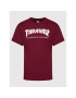 Thrasher Majica Skatemag Bordo rdeča Regular Fit - Pepit.si