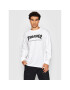 Thrasher Majica z dolgimi rokavi Skatemag Bela Regular Fit - Pepit.si