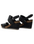 Timberland Sandali Capri Sunset Wedge TB0A1MSY0151 Črna - Pepit.si