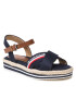 Tom Tailor Espadrile 3274001 Mornarsko modra - Pepit.si