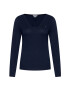 Tommy Hilfiger Bluza Classic WW0WW30489 Mornarsko modra Regular Fit - Pepit.si