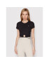 Tommy Hilfiger Bluza Crop Strap DW0DW12603 Črna Regular Fit - Pepit.si