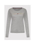 Tommy Hilfiger Bluza Tee UW0UW01908 Siva Regular Fit - Pepit.si