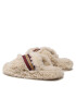 Tommy Hilfiger Copati Sherpa Fur Home Slippers Strap FW0FW06576 Bež - Pepit.si