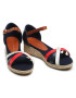 Tommy Hilfiger Espadrile Rope Wedge Sandal T3A2-31055-1167X051 M Mornarsko modra - Pepit.si