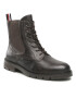 Tommy Hilfiger Gležnjarji Chelsea Hilfiger Lth Lace Up Chel Boot FM0FM04204 Rjava - Pepit.si