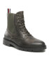 Tommy Hilfiger Gležnjarji Chelsea Lth Up Chel Boot FM0FM04204 Zelena - Pepit.si