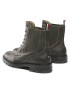 Tommy Hilfiger Gležnjarji Chelsea Lth Up Chel Boot FM0FM04204 Zelena - Pepit.si