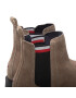 Tommy Hilfiger Gležnjarji Chelsea Rwb Hilfiger Suede Chelsea FM0FM04202 Rjava - Pepit.si