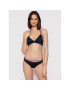 Tommy Hilfiger Gornji del bikini Triangle Fixed UW0UW02696 Mornarsko modra - Pepit.si