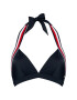 Tommy Hilfiger Gornji del bikini Triangle Fixed UW0UW02696 Mornarsko modra - Pepit.si