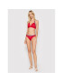 Tommy Hilfiger Gornji del bikini Triangle Fixed UW0UW02696 Rdeča - Pepit.si