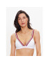 Tommy Hilfiger Gornji del bikini UW0UW04101 Bela - Pepit.si