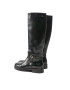 Tommy Hilfiger Jahalni škornji Leather Belt Longboot FW0FW06758 Črna - Pepit.si