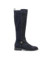 Tommy Hilfiger Jahalni škornji Th Essentials Longboot FW0FW07050 Mornarsko modra - Pepit.si