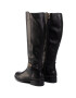 Tommy Hilfiger Jahalni škornji Th Hardware Leather Longboot FW0FW04283 Črna - Pepit.si