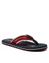 Tommy Hilfiger Japonke Classic Hilfiger Beach Sandal FM0FM04617 Bordo rdeča - Pepit.si