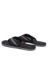 Tommy Hilfiger Japonke Corporate Hilfiger Beach Sandal FM0FM04471 Mornarsko modra - Pepit.si